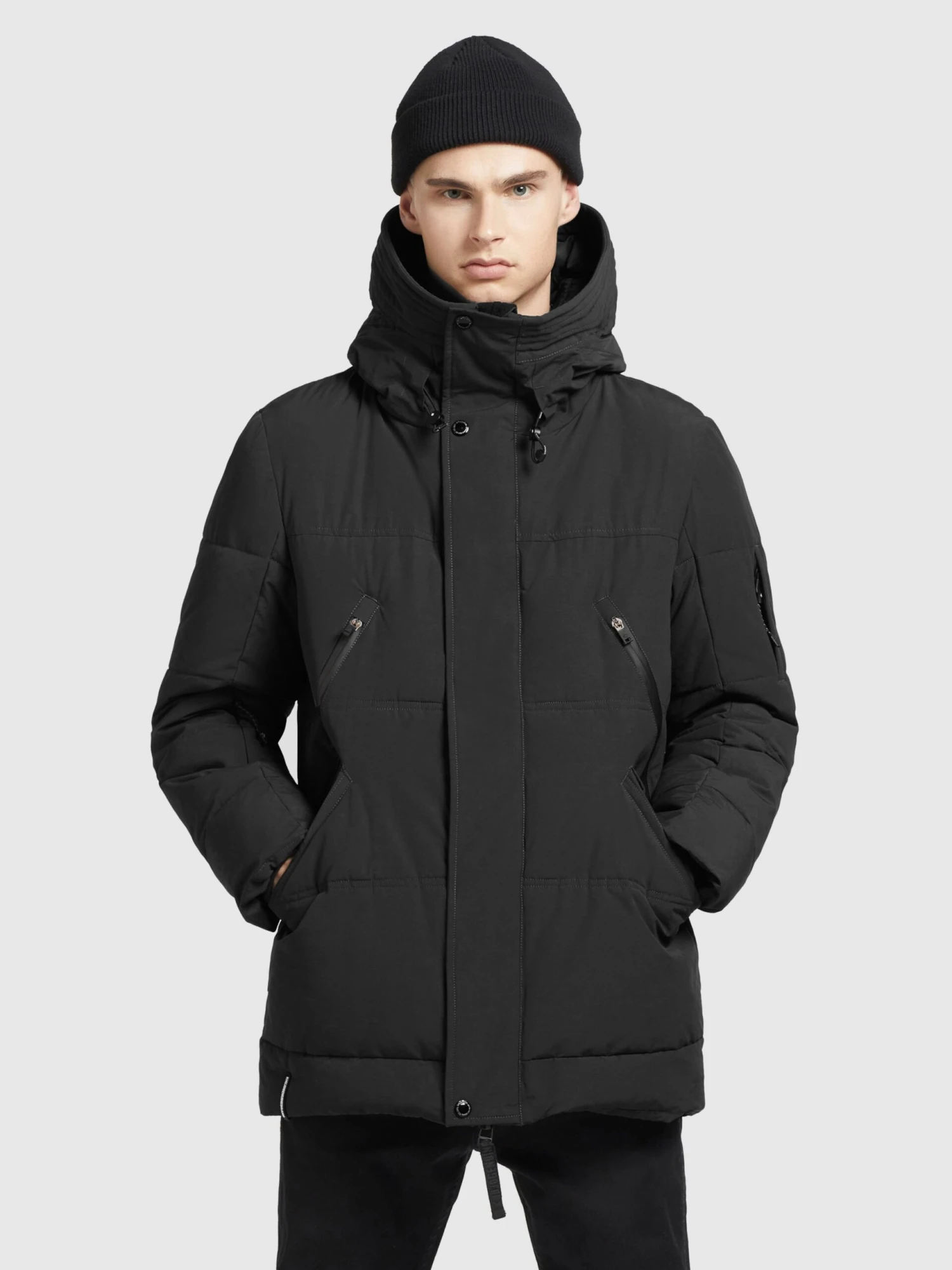 Khujo Vestes Dhiver Veste D’hiver Fank Homme Noir 2 Khujo Vestes Dhiver Veste D’hiver Fank Homme Noir - Image 2