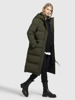 Khujo Manteaux Dhiver Manteau D’hiver Dakota Femme Vert Foncé 9 Khujo Manteaux Dhiver Manteau D’hiver Dakota Femme Vert Foncé -Khujo Boutique b56f64ce1b8562265ec8350aa5802399