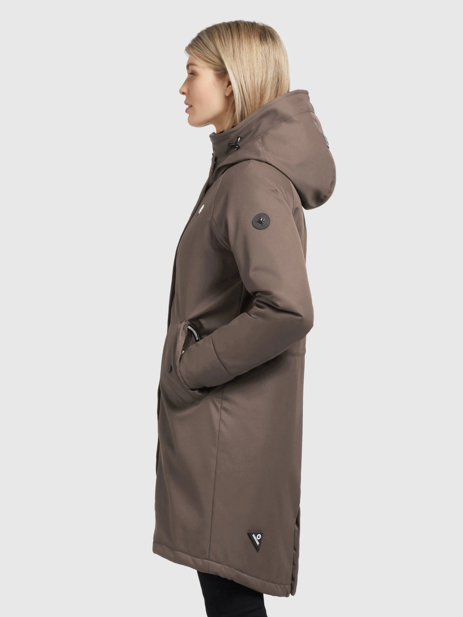 Khujo Parkas Parka Mi-saison LARIA Femme Marron 5 Khujo Parkas Parka Mi-saison LARIA Femme Marron - Image 5