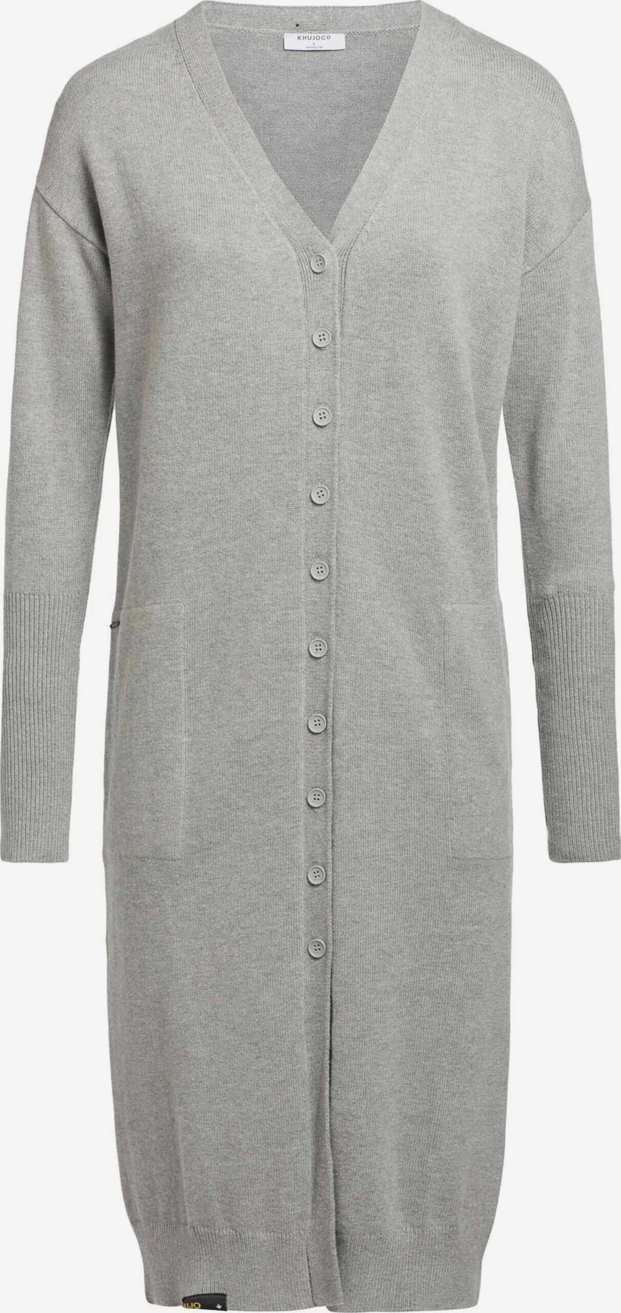 Khujo Gilets Cardigan Elina Femme Gris 1 Khujo Gilets Cardigan Elina Femme Gris