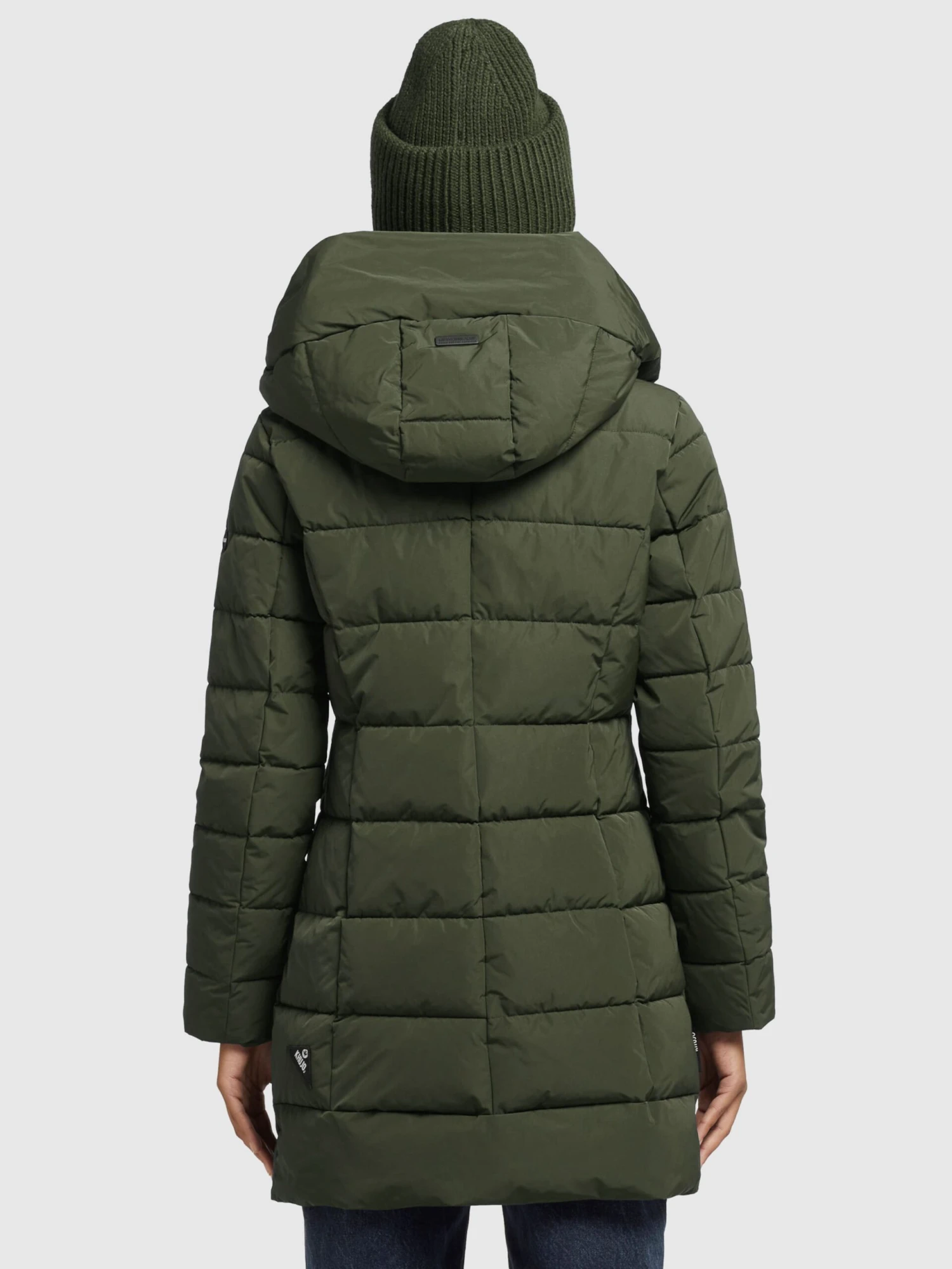 Khujo Manteaux Courts Manteau D’hiver Floyt Femme Olive 4 Khujo Manteaux Courts Manteau D’hiver Floyt Femme Olive - Image 4