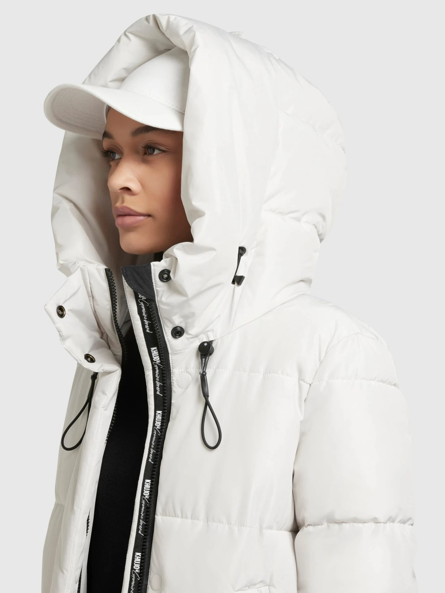 Khujo Manteaux De Mi-saison Manteau Mi-saison Soulani Femme Blanc Cassé 7 Khujo Manteaux De Mi-saison Manteau Mi-saison Soulani Femme Blanc Cassé - Image 7