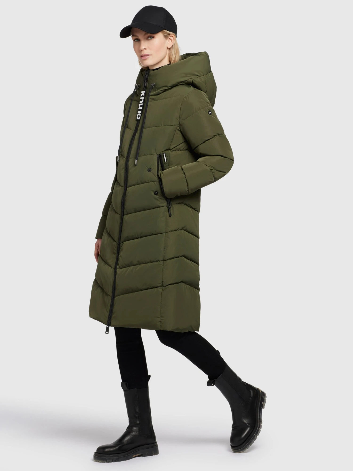 Khujo Manteaux De Mi-saison Manteau Mi-saison Klayd Femme Olive 3 Khujo Manteaux De Mi-saison Manteau Mi-saison Klayd Femme Olive - Image 3