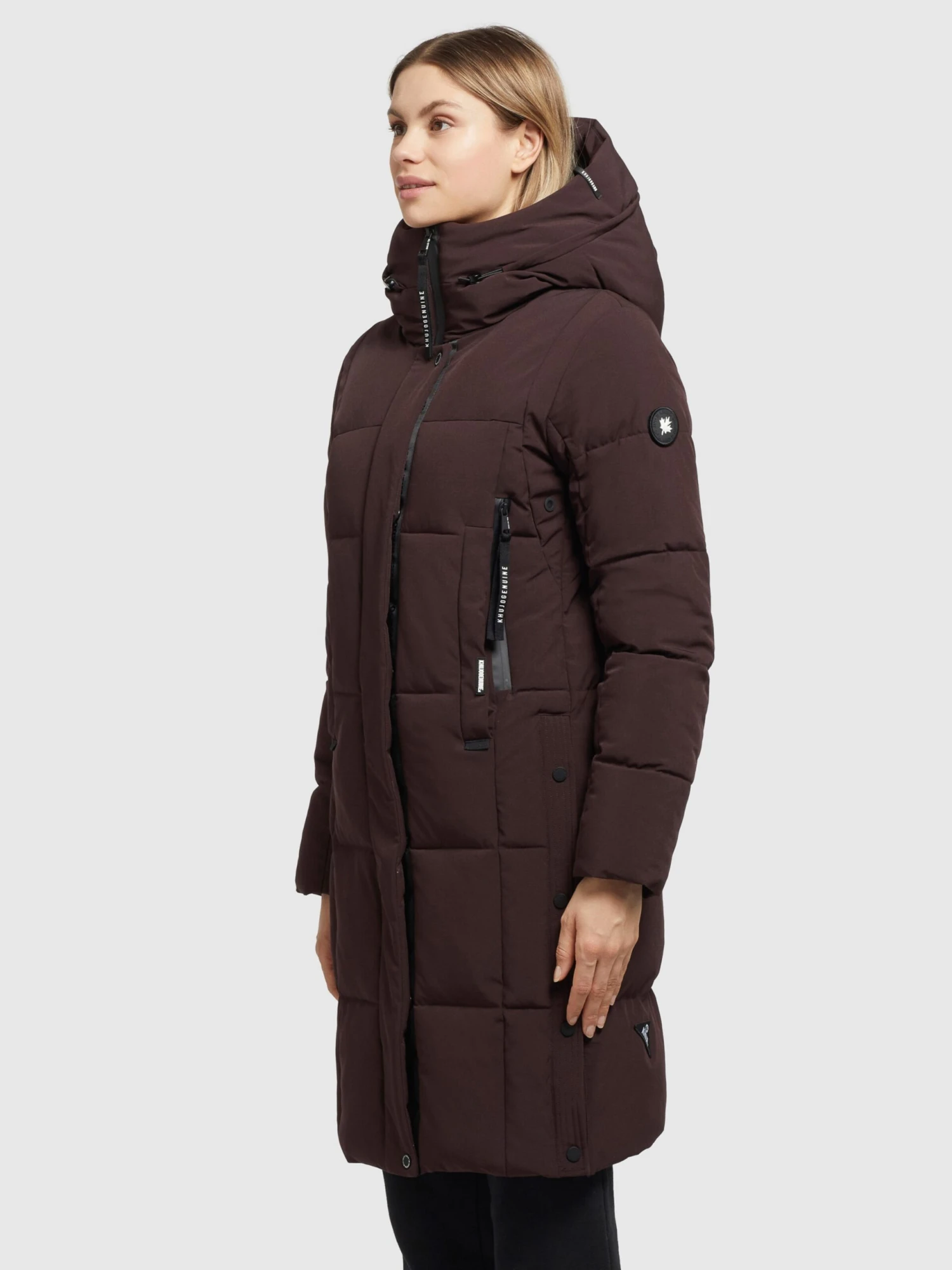 Khujo Manteaux De Mi-saison Manteau Mi-saison Namita Femme Lie De Vin 5 Khujo Manteaux De Mi-saison Manteau Mi-saison Namita Femme Lie De Vin - Image 5