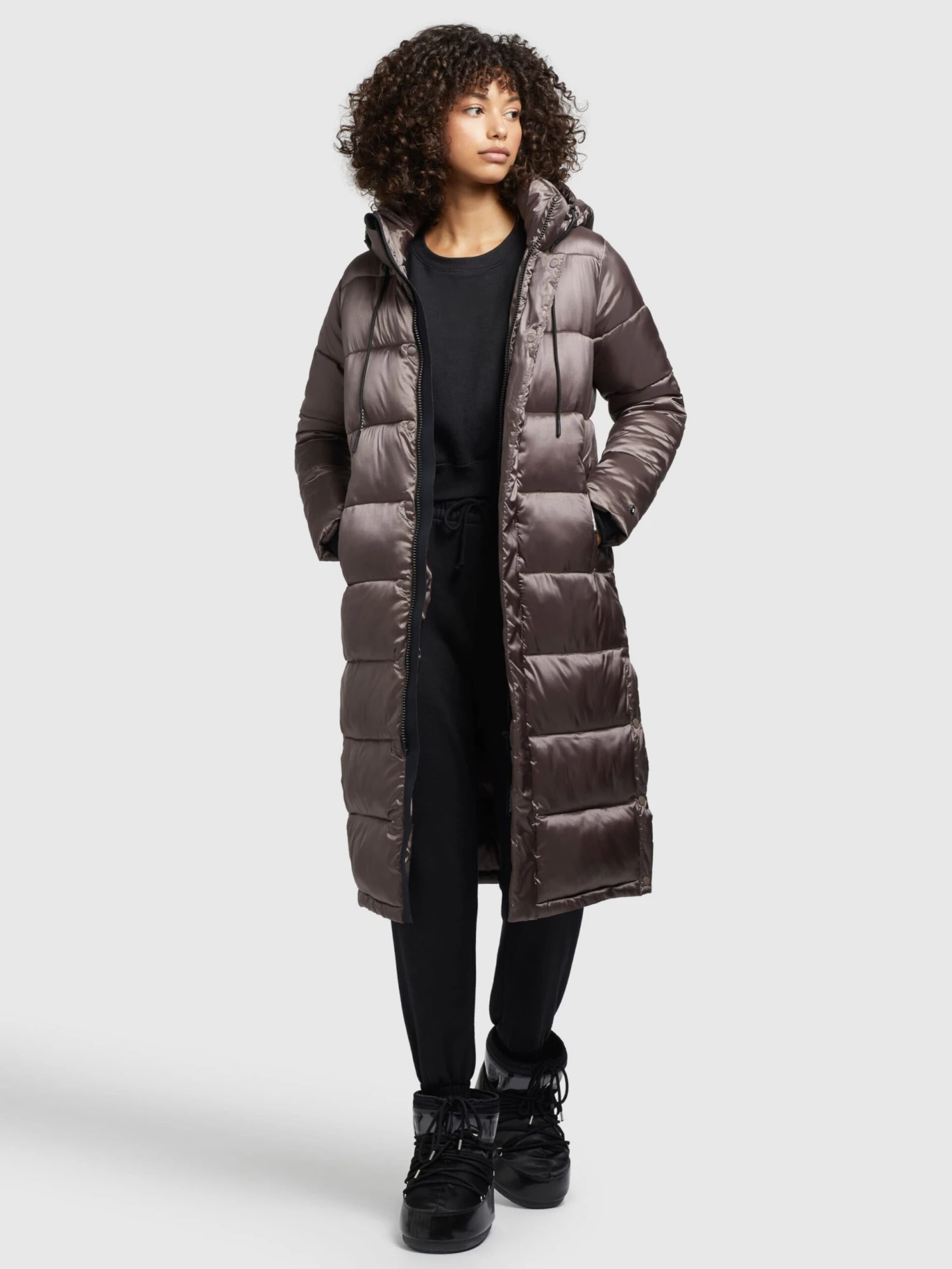 Khujo Manteaux Dhiver Manteau D’hiver Julina Femme Taupe 6 Khujo Manteaux Dhiver Manteau D’hiver Julina Femme Taupe - Image 6
