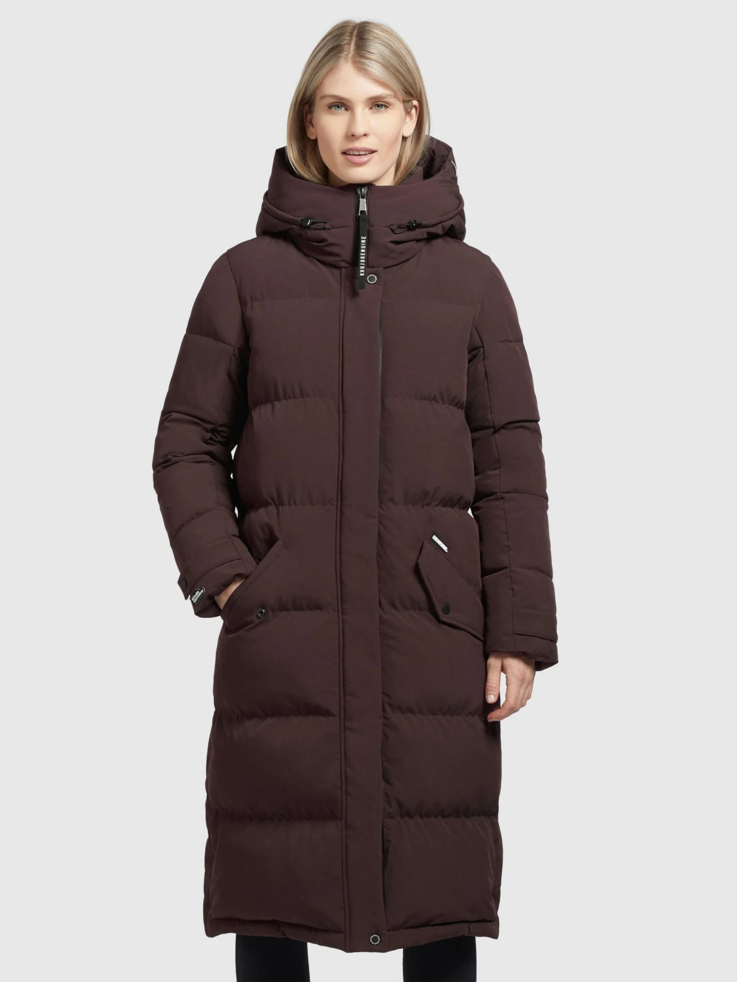 Khujo Manteaux Dhiver Manteau D’hiver Dakota Femme Lie De Vin 2 Khujo Manteaux Dhiver Manteau D’hiver Dakota Femme Lie De Vin - Image 2