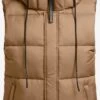 Khujo Vestes Sans Manches Gilet Eden Femme Noisette