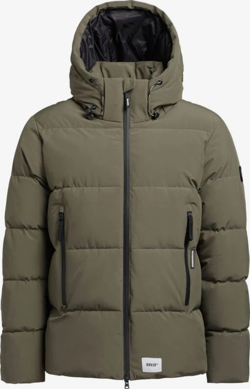 Khujo Vestes Dextérieur Veste Fonctionnelle TURREL Homme Olive