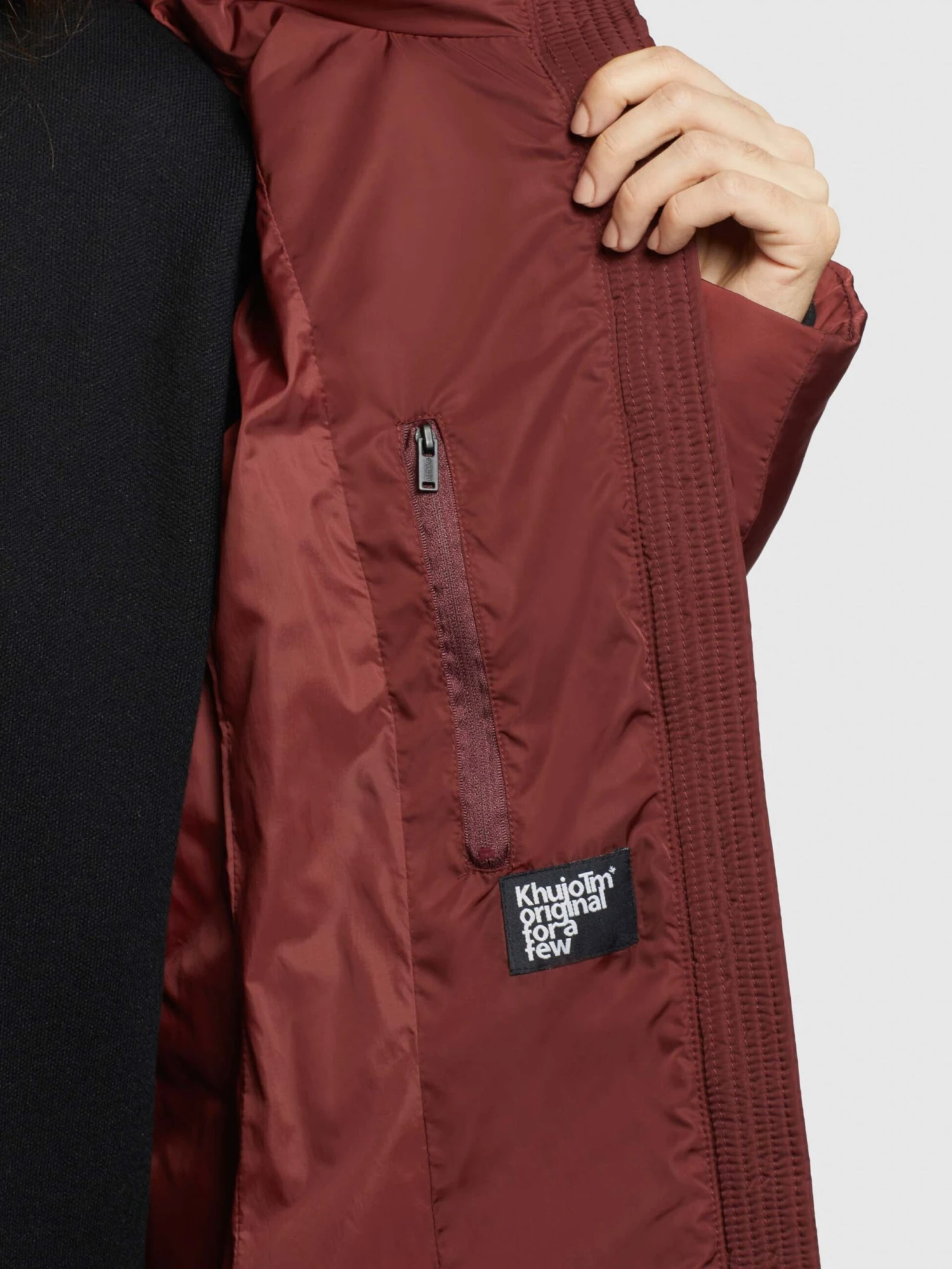 Khujo Manteaux Dhiver Manteau D’hiver HAZELLE Femme Rouge Rouille 8 Khujo Manteaux Dhiver Manteau D’hiver HAZELLE Femme Rouge Rouille - Image 8