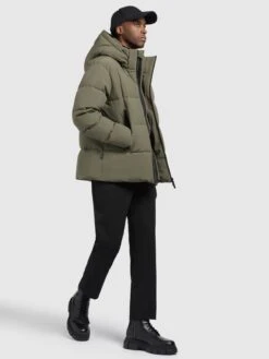 Khujo Vestes Dextérieur Veste Fonctionnelle TURREL Homme Olive -Khujo Boutique ba3814dcbb4e0b04afc32570b88f6ba5