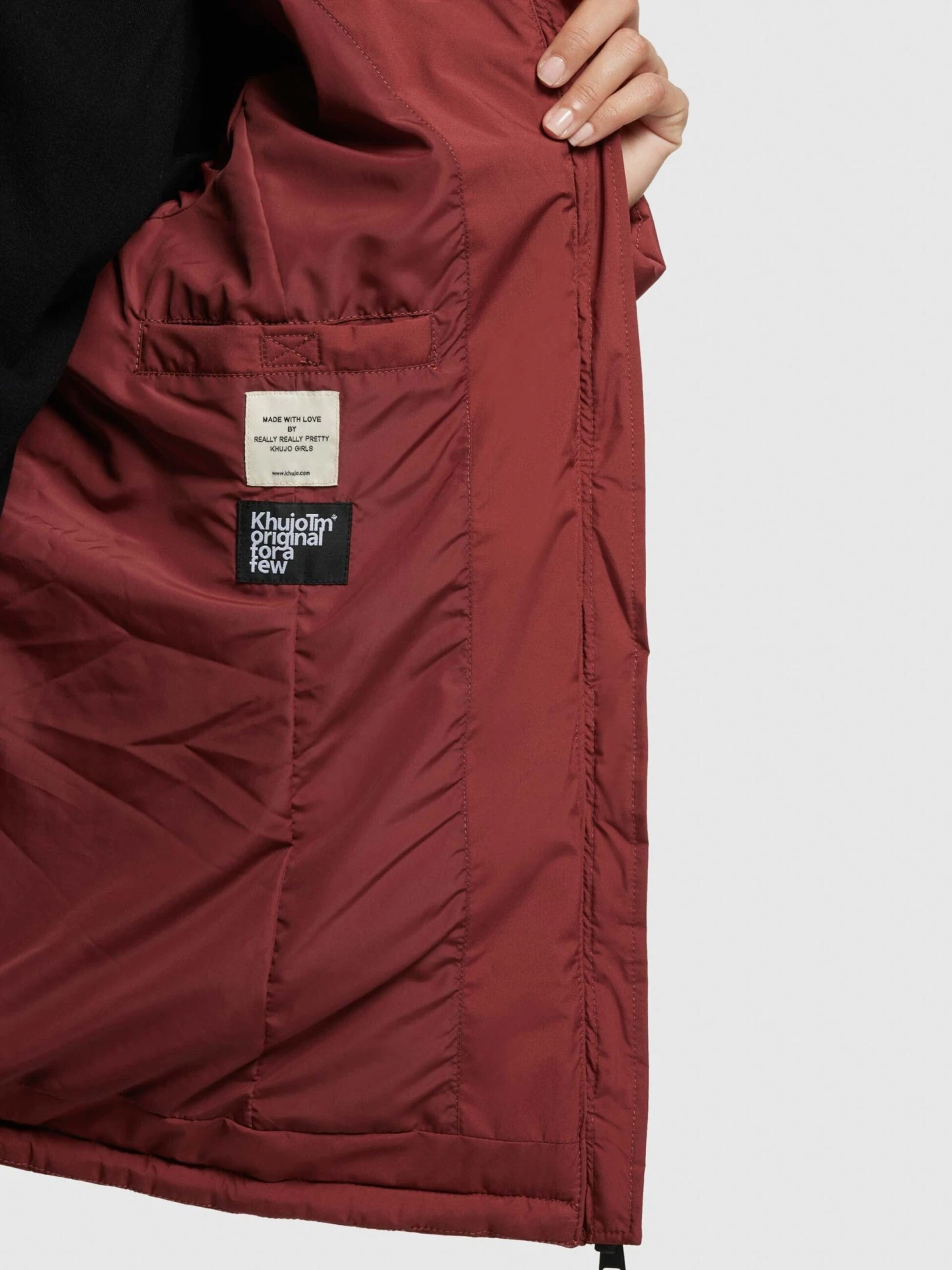 Khujo Vestes Dhiver Veste D’hiver Patt Femme Rouge Rouille 8 Khujo Vestes Dhiver Veste D’hiver Patt Femme Rouge Rouille - Image 8