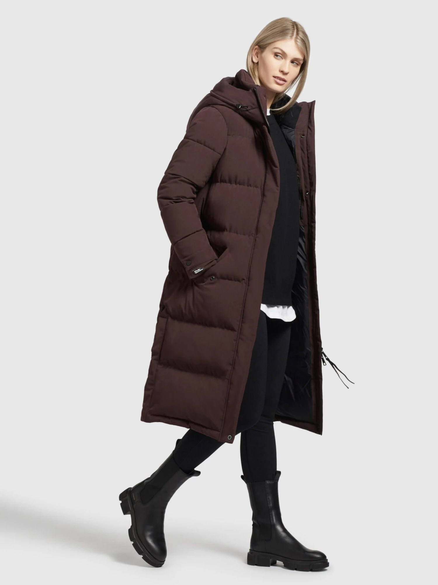 Khujo Manteaux Dhiver Manteau D’hiver Dakota Femme Lie De Vin 3 Khujo Manteaux Dhiver Manteau D’hiver Dakota Femme Lie De Vin - Image 3