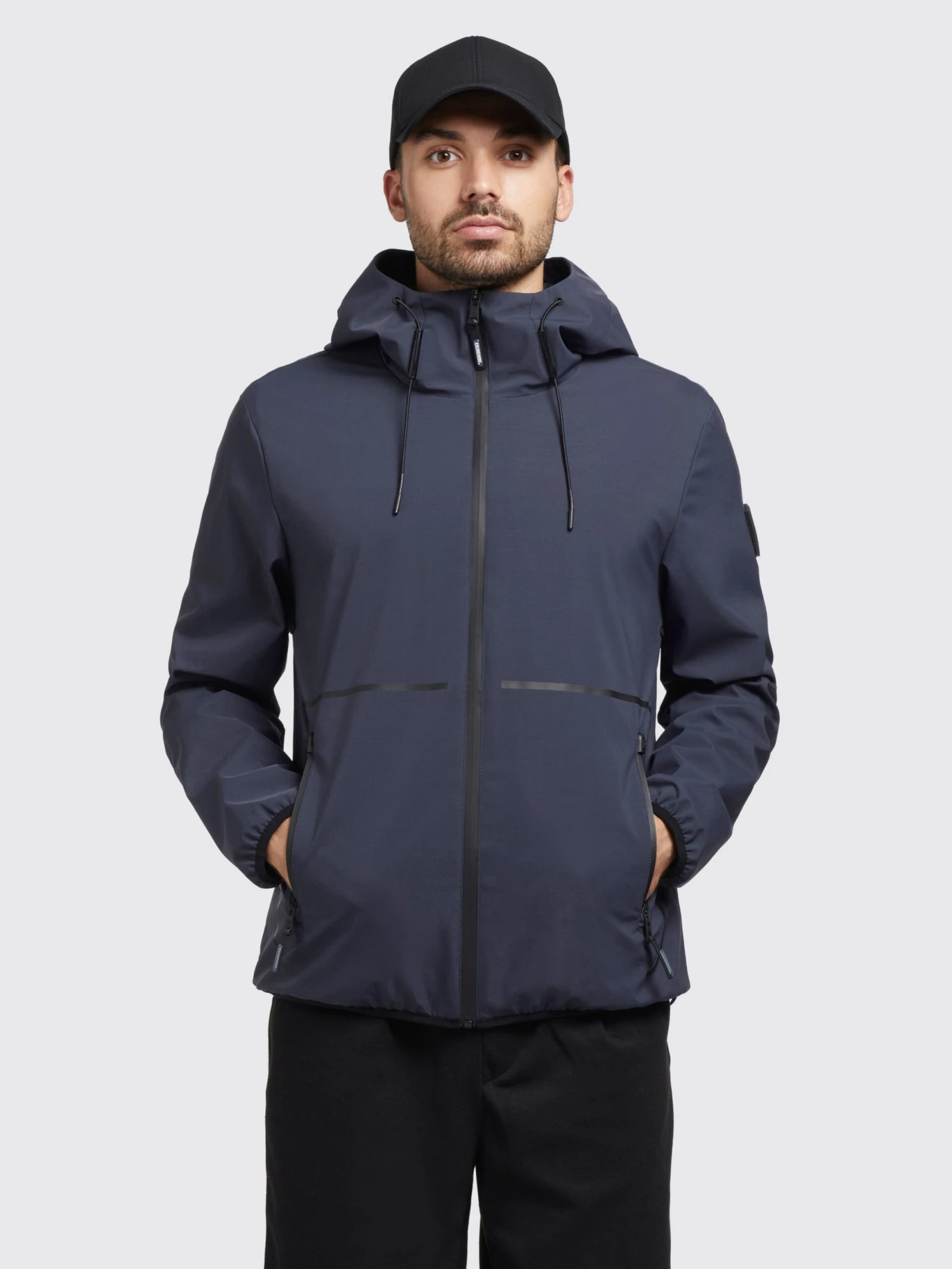 Khujo Vestes De Mi-saison Veste Mi-saison Eldon Homme Marine 2 Khujo Vestes De Mi-saison Veste Mi-saison Eldon Homme Marine - Image 2