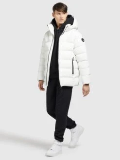 Khujo Vestes Dhiver Veste D’hiver Sumo Homme Blanc 10 Khujo Vestes Dhiver Veste D’hiver Sumo Homme Blanc -Khujo Boutique bad402bd0c894344a8ae895619658ff0