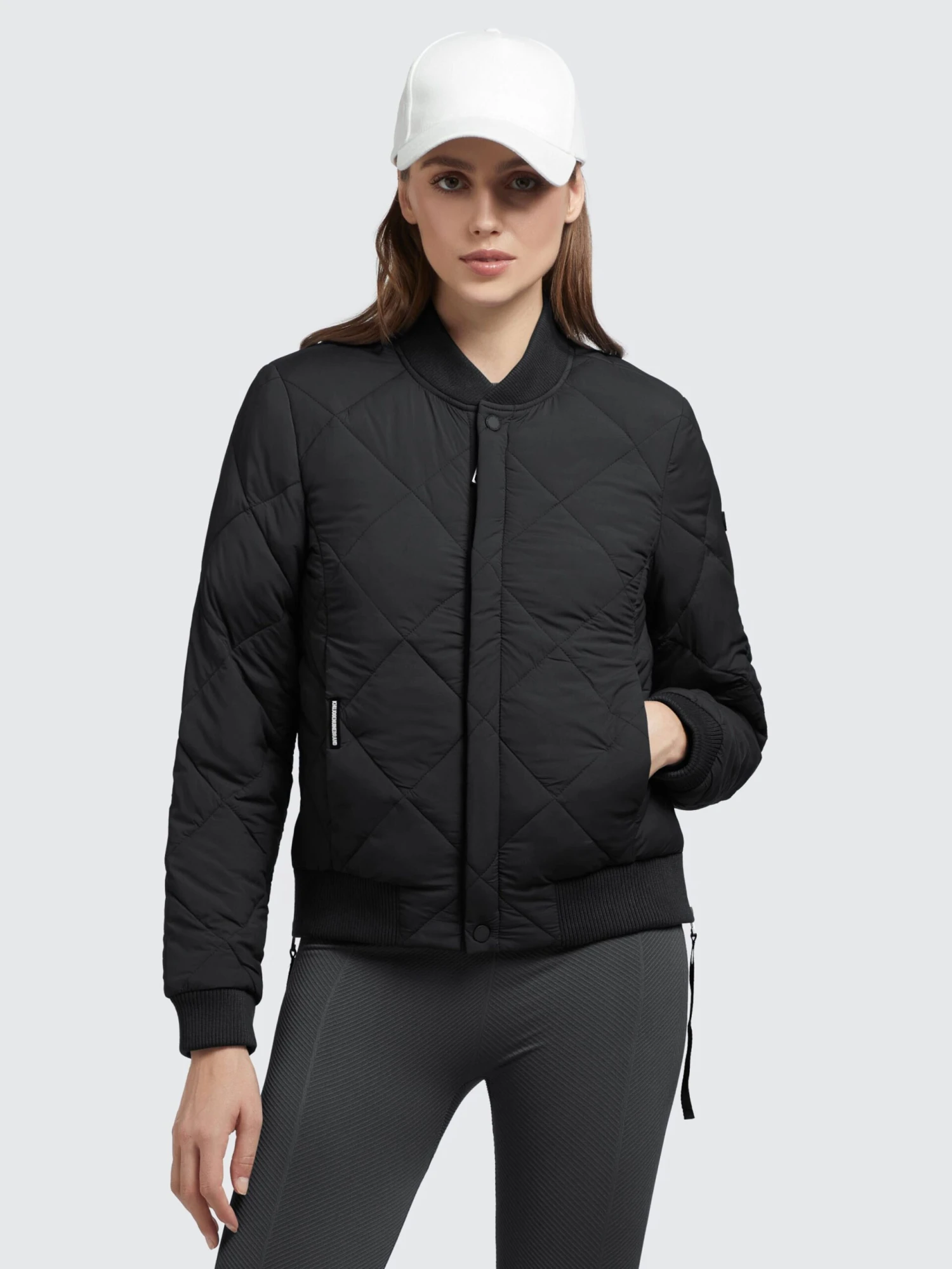 Khujo Vestes De Mi-saison Veste Mi-saison Leona Femme Noir 2 Khujo Vestes De Mi-saison Veste Mi-saison Leona Femme Noir - Image 2