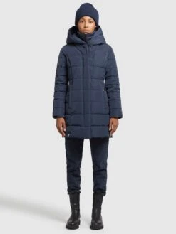 Khujo Manteaux Courts Manteau D’hiver Floyt Femme Bleu Foncé 13 Khujo Manteaux Courts Manteau D’hiver Floyt Femme Bleu Foncé -Khujo Boutique baf1a394f6d836f995b29b2c1a19a392
