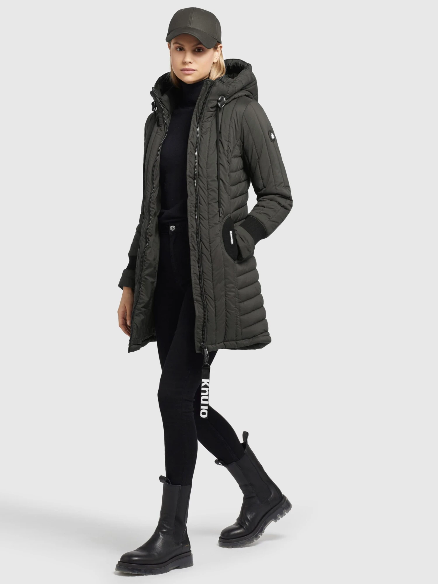 Khujo Vestes Dhiver Veste D’hiver Jerry Femme Olive 6 Khujo Vestes Dhiver Veste D’hiver Jerry Femme Olive - Image 6