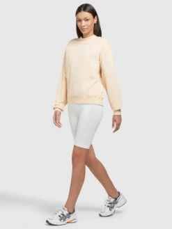 Khujo Sweats Sweat-shirt Esperanza Femme Jaune Clair -Khujo Boutique bfc7bae75a07213df2c19f4199cb3af6