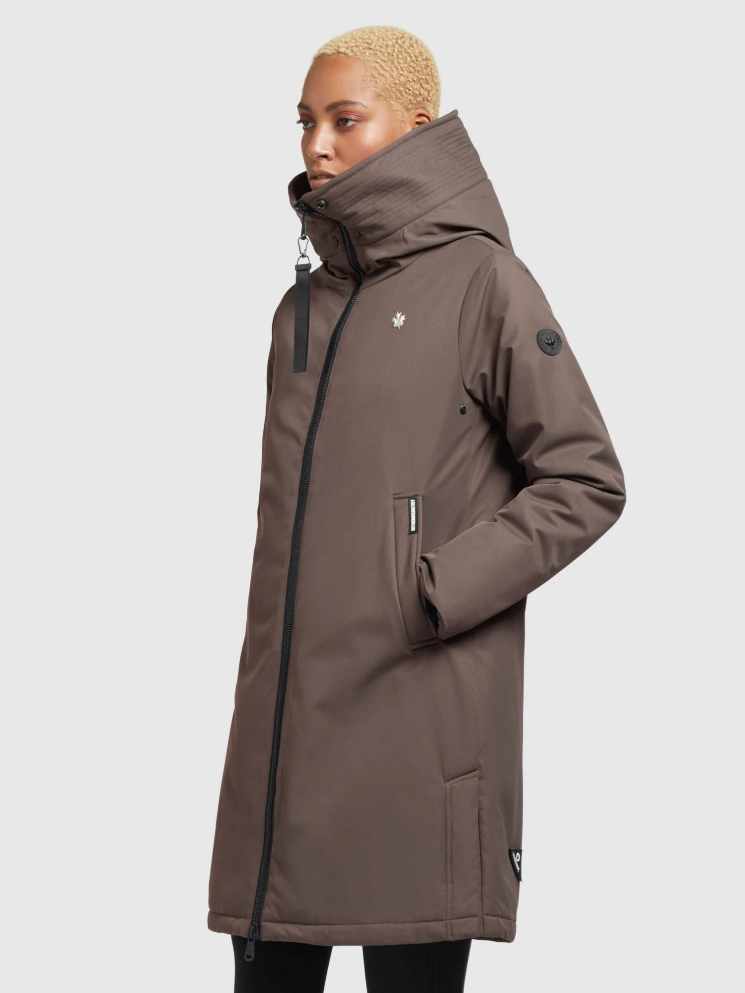 Khujo Manteaux De Mi-saison Manteau Mi-saison Lisad Femme Moka 5 Khujo Manteaux De Mi-saison Manteau Mi-saison Lisad Femme Moka - Image 5