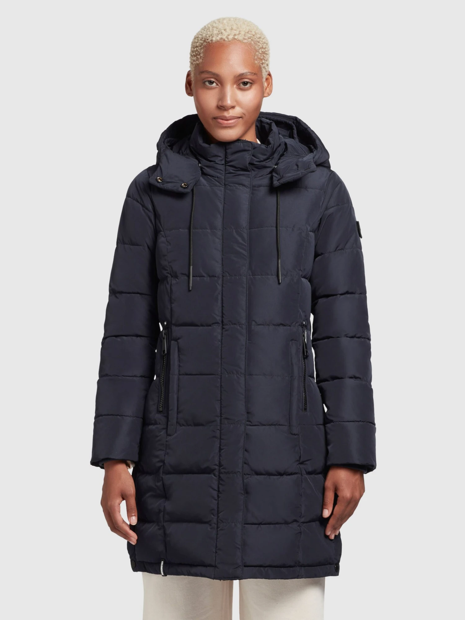 Khujo Manteaux Courts Manteau D’hiver Cups Femme Marine 2 Khujo Manteaux Courts Manteau D’hiver Cups Femme Marine - Image 2