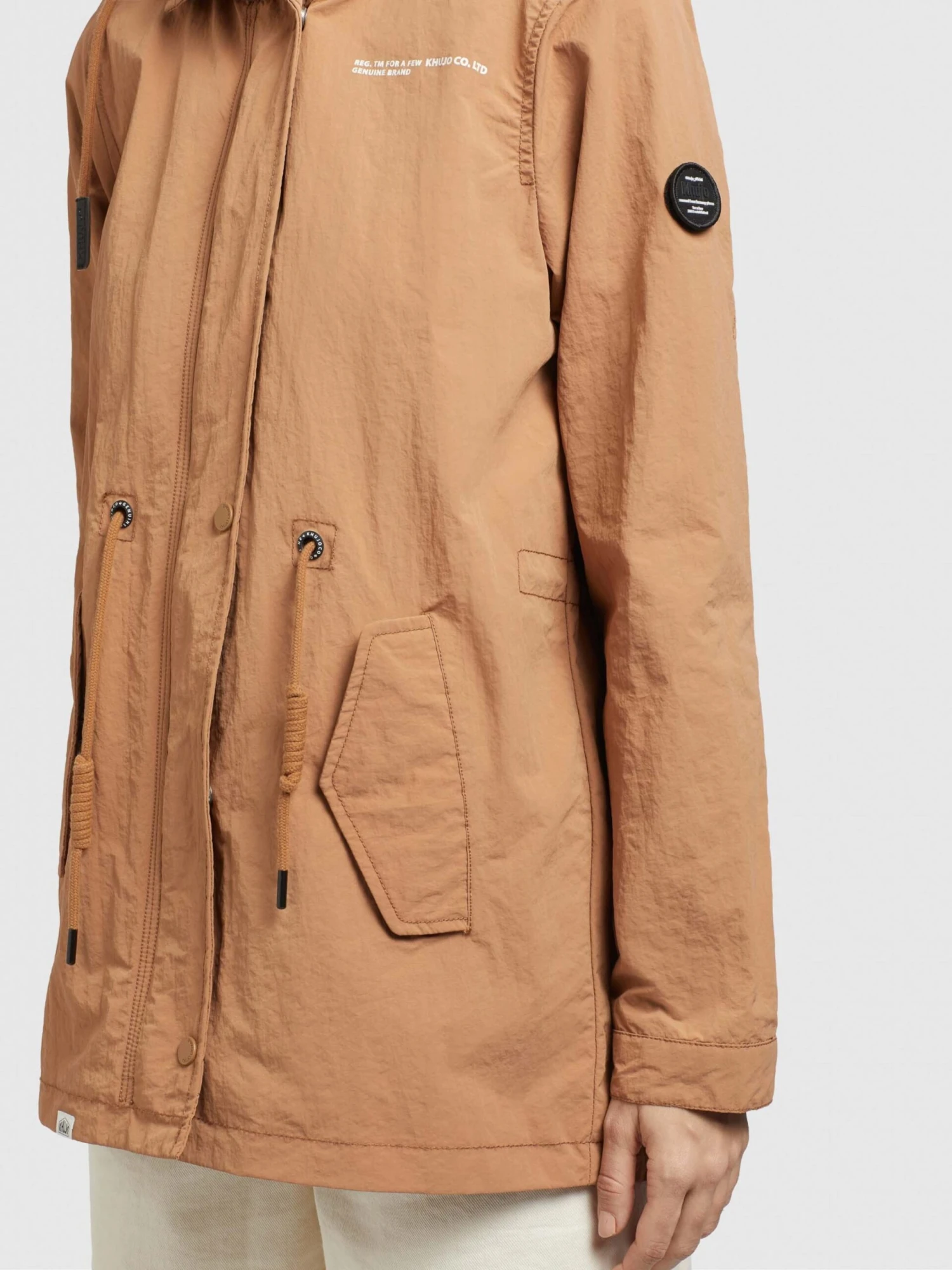 Khujo Vestes De Mi-saison Veste Mi-saison CAIMA Femme Beige 8 Khujo Vestes De Mi-saison Veste Mi-saison CAIMA Femme Beige - Image 8