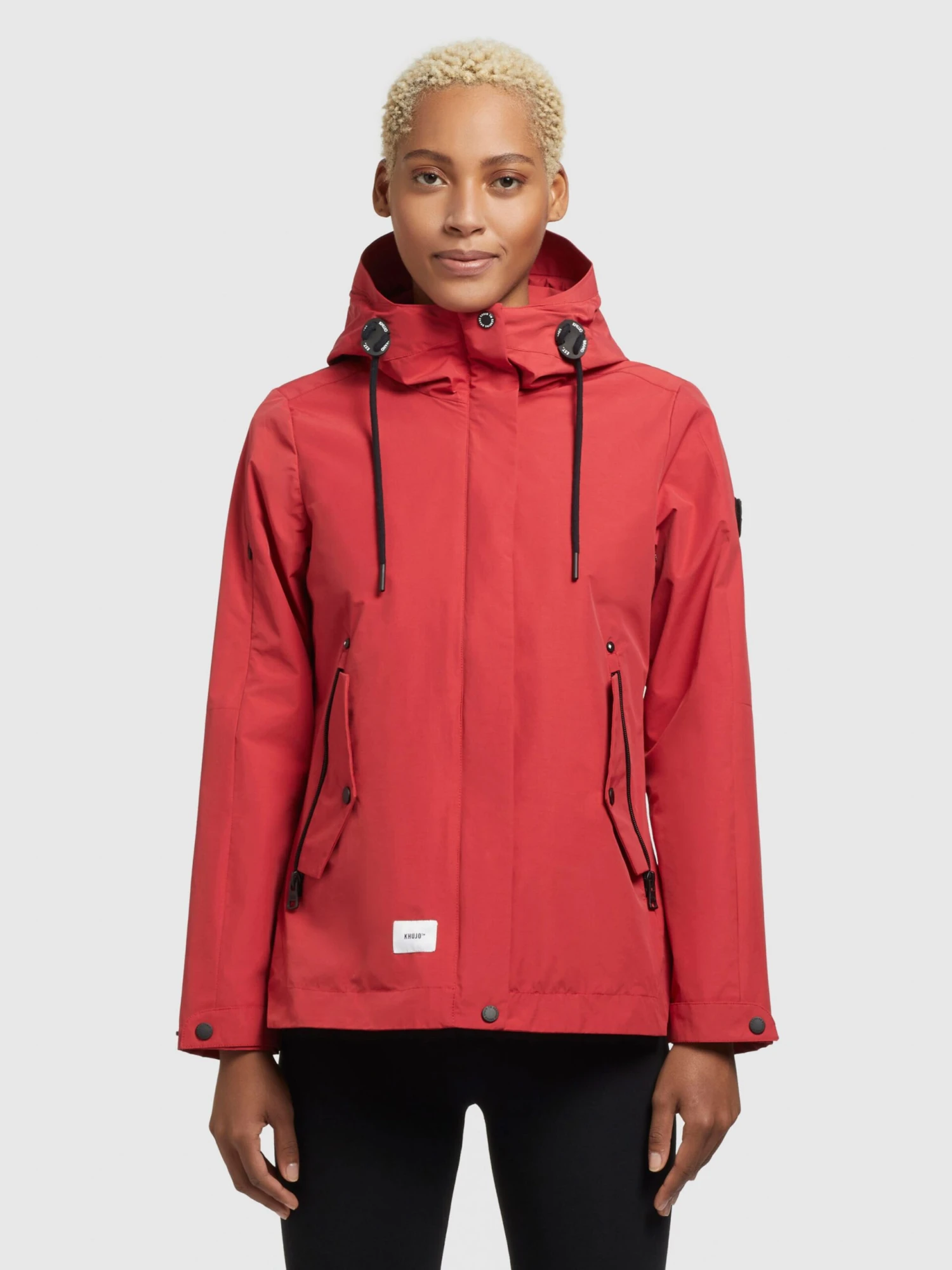 Khujo Vestes De Mi-saison Veste Mi-saison KAYA Femme Rouge 6 Khujo Vestes De Mi-saison Veste Mi-saison KAYA Femme Rouge - Image 6