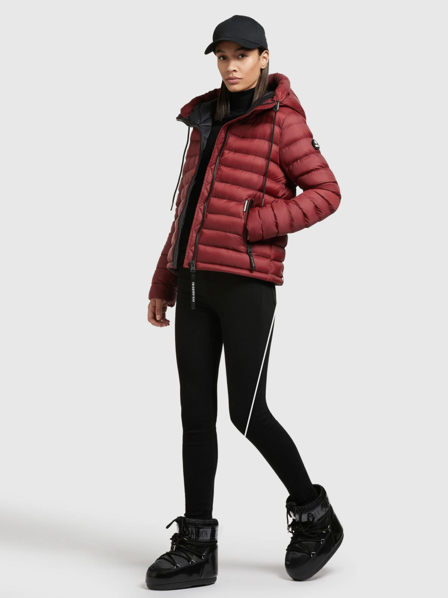 Khujo Vestes Dhiver Veste D’hiver Lona Shine Femme Rouge Rouille 6 Khujo Vestes Dhiver Veste D’hiver Lona Shine Femme Rouge Rouille - Image 6