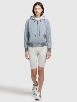 Khujo Vestes De Mi-saison Veste Mi-saison PERSEE Femme Bleu Clair / Gris 10 Khujo Vestes De Mi-saison Veste Mi-saison PERSEE Femme Bleu Clair / Gris -Khujo Boutique c2177e173be18401c3f1e15f7116ac8d