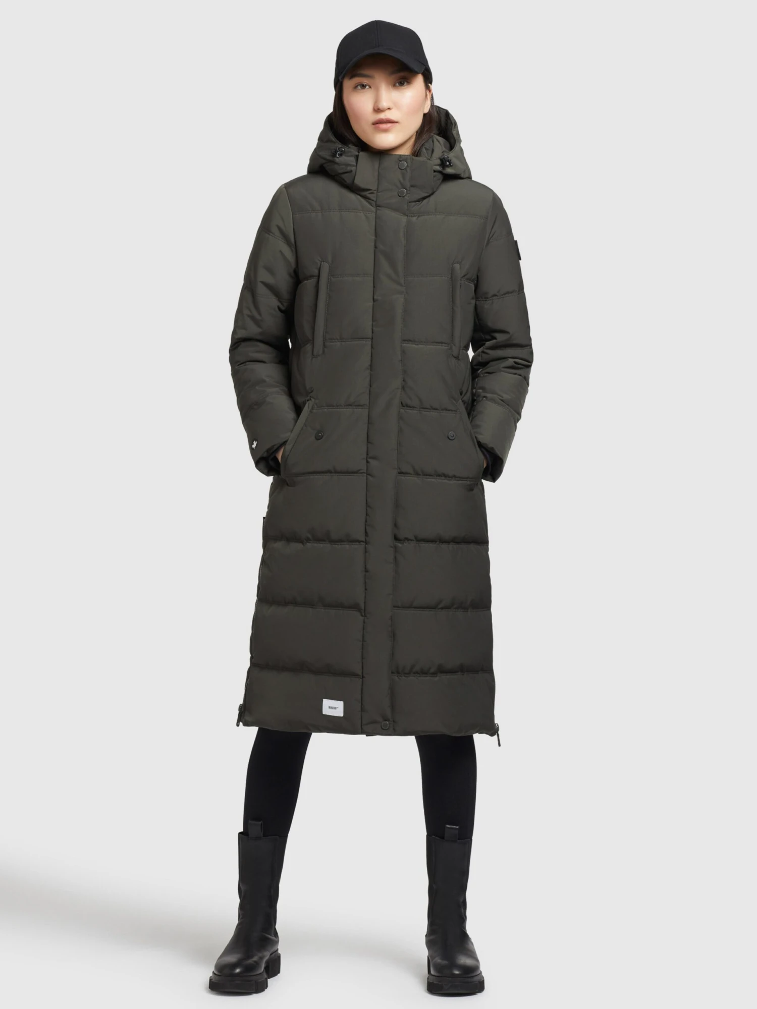 Khujo Manteaux Dhiver Manteau D’hiver Kleo Femme Vert Foncé 3 Khujo Manteaux Dhiver Manteau D’hiver Kleo Femme Vert Foncé - Image 3