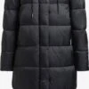 Khujo Manteaux Dhiver Manteau D’hiver LAMERA Femme Noir
