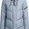 Khujo Vestes Dhiver Veste D’hiver Jordis 4 Femme Bleu Clair