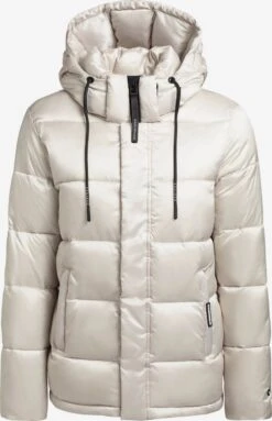 Khujo Vestes Dhiver Veste D’hiver Evona Femme Blanc Perle
