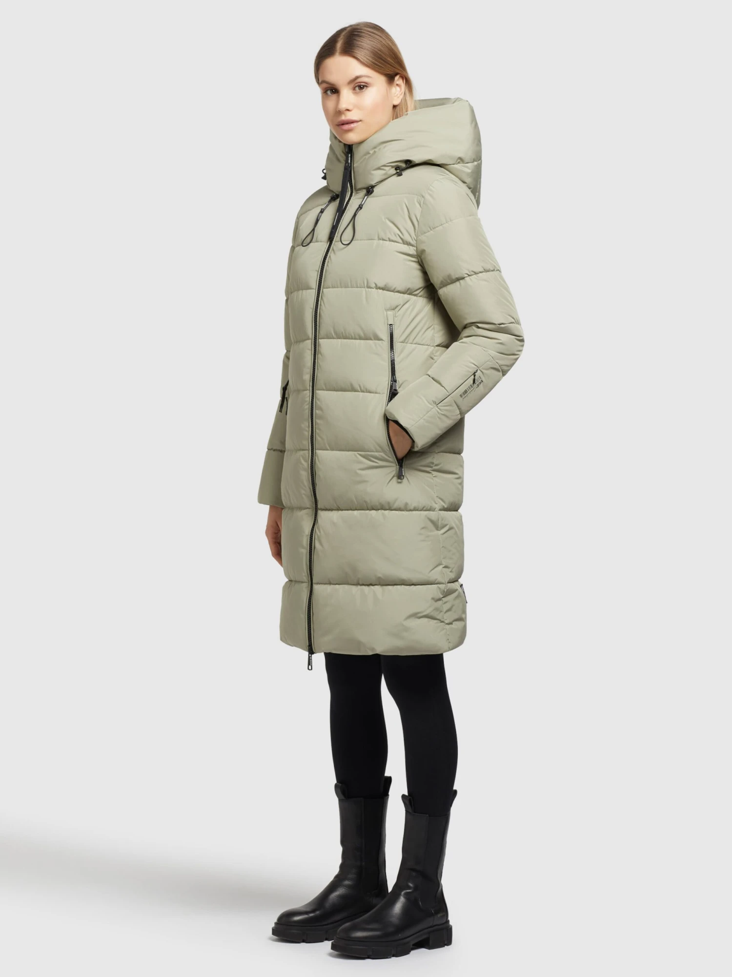 Khujo Manteaux Dhiver Manteau D’hiver Jilias 3 Femme Olive 5 Khujo Manteaux Dhiver Manteau D’hiver Jilias 3 Femme Olive - Image 5