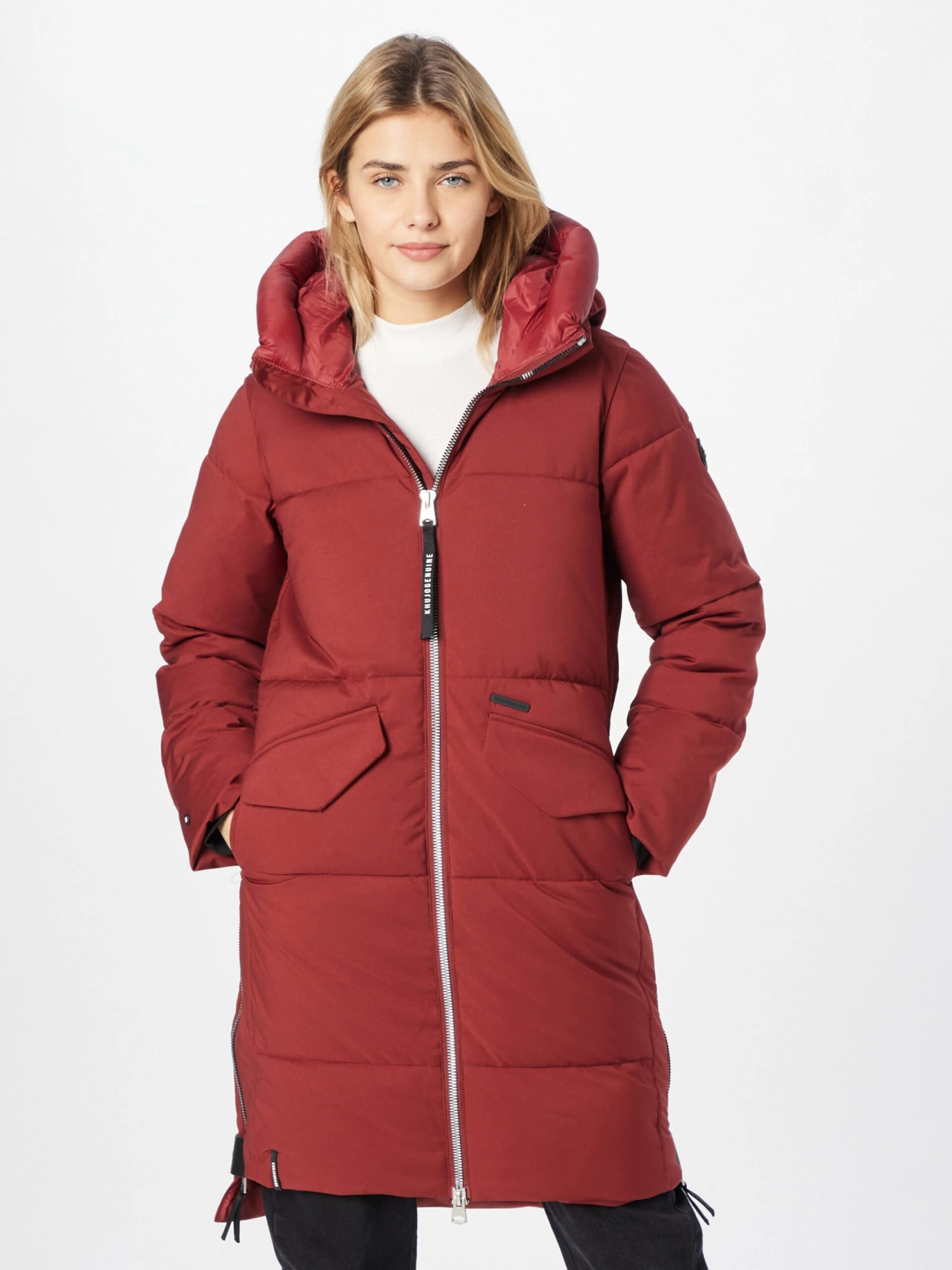 Khujo Manteaux Dhiver Manteau D’hiver Aniva Femme Rouge Carmin 2 Khujo Manteaux Dhiver Manteau D’hiver Aniva Femme Rouge Carmin - Image 2