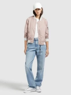 Khujo Vestes De Mi-saison Veste Mi-saison STENCE Femme Rose -Khujo Boutique c588fe5f08ff64b4613321cf45996931