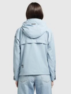 Khujo Vestes De Mi-saison Veste Mi-saison BLAIR Femme Bleu Clair -Khujo Boutique c6310b1e08835f0a5aef2fe81812f1e1