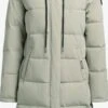 Khujo Manteaux Dhiver Manteau D’hiver LOLL Femme Vert Pastel