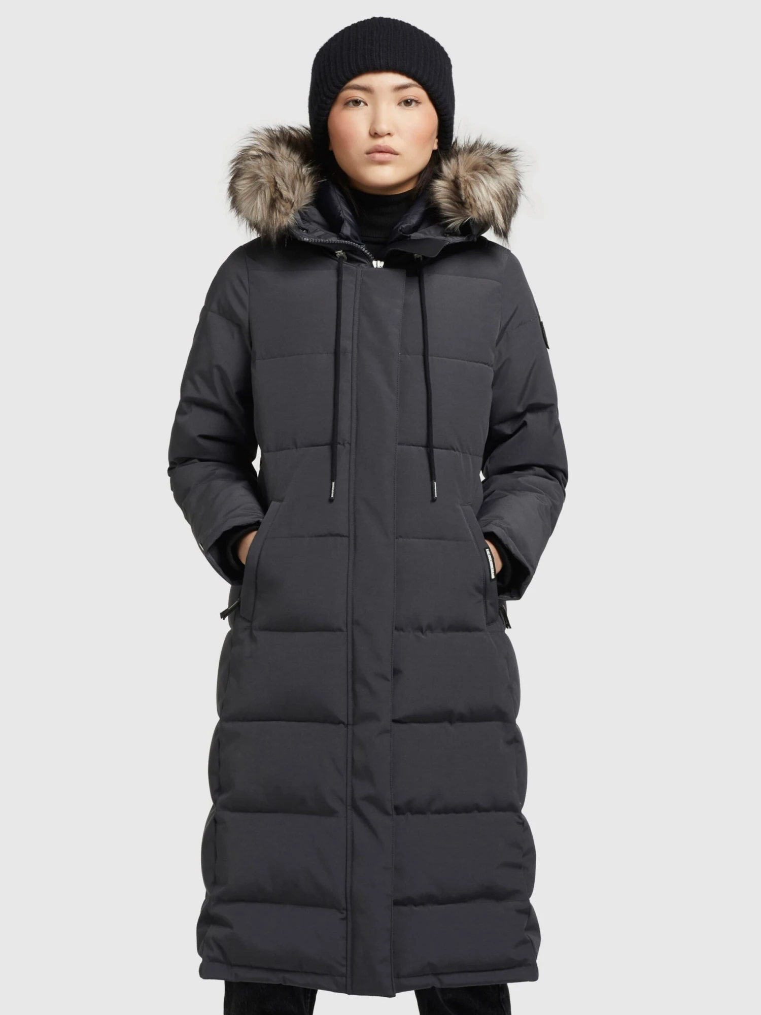 Khujo Manteaux Dhiver Manteau D’hiver LOLL Femme Anthracite 2 Khujo Manteaux Dhiver Manteau D’hiver LOLL Femme Anthracite - Image 2