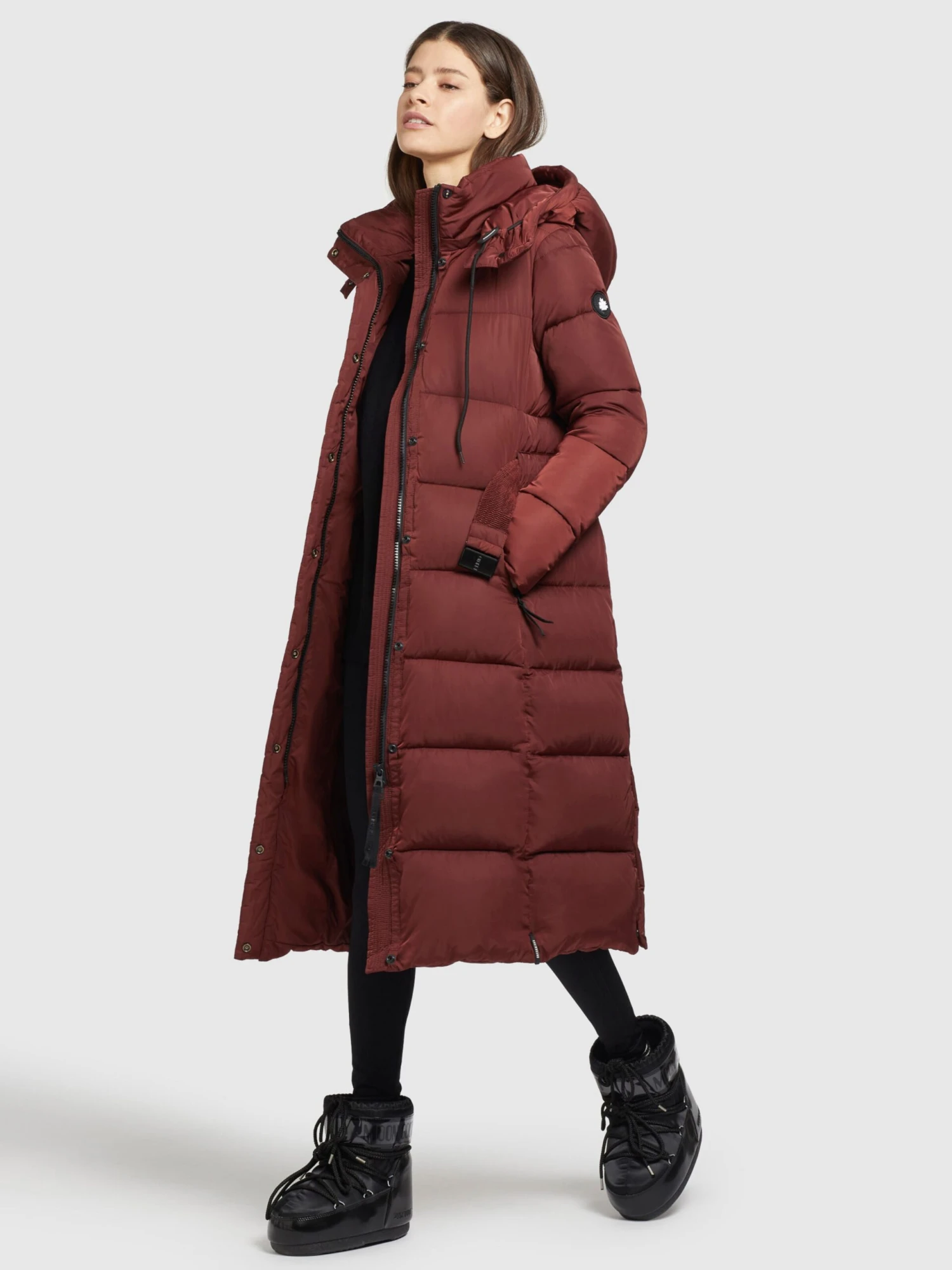 Khujo Manteaux Dhiver Manteau D’hiver HAZELLE Femme Rouge Rouille 6 Khujo Manteaux Dhiver Manteau D’hiver HAZELLE Femme Rouge Rouille - Image 6
