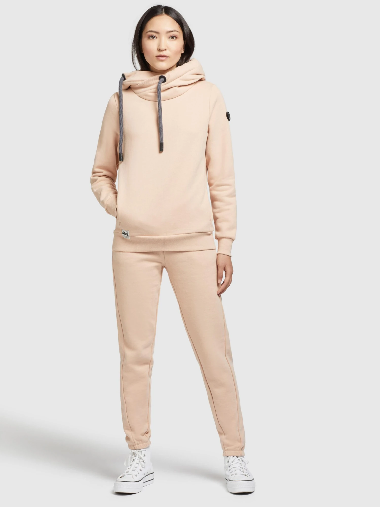 Khujo Sweats à Capuche Sweat-shirt Karima Femme Abricot 3 Khujo Sweats à Capuche Sweat-shirt Karima Femme Abricot - Image 3