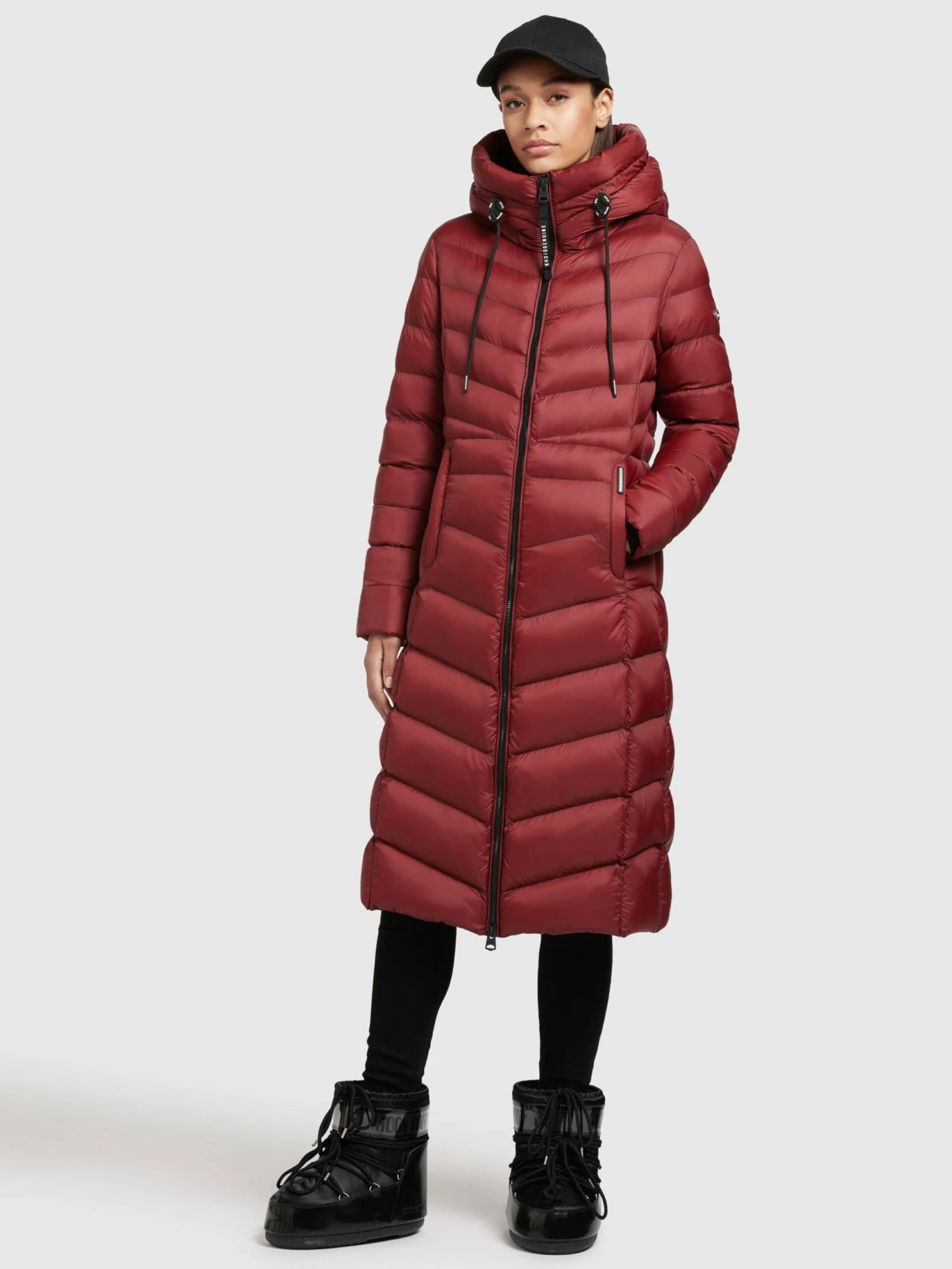 Khujo Vestes Dhiver Veste D’hiver Ingram Shine Femme Rouge Foncé 3 Khujo Vestes Dhiver Veste D’hiver Ingram Shine Femme Rouge Foncé - Image 3
