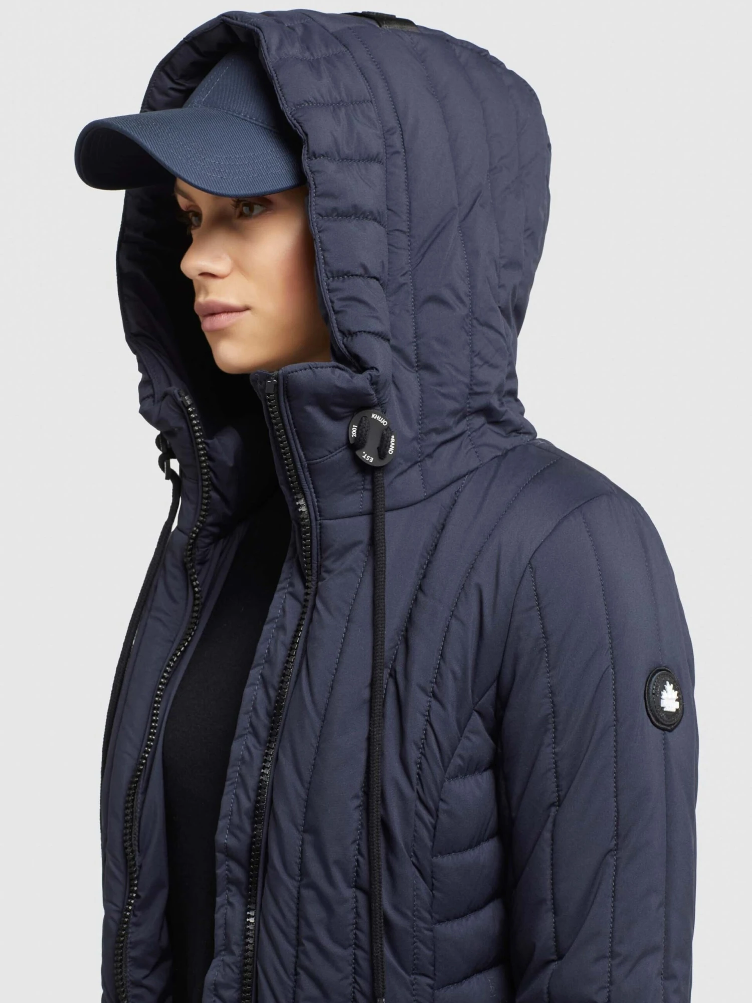 Khujo Vestes Dhiver Veste D’hiver Jerry Femme Bleu Marine 7 Khujo Vestes Dhiver Veste D’hiver Jerry Femme Bleu Marine - Image 7