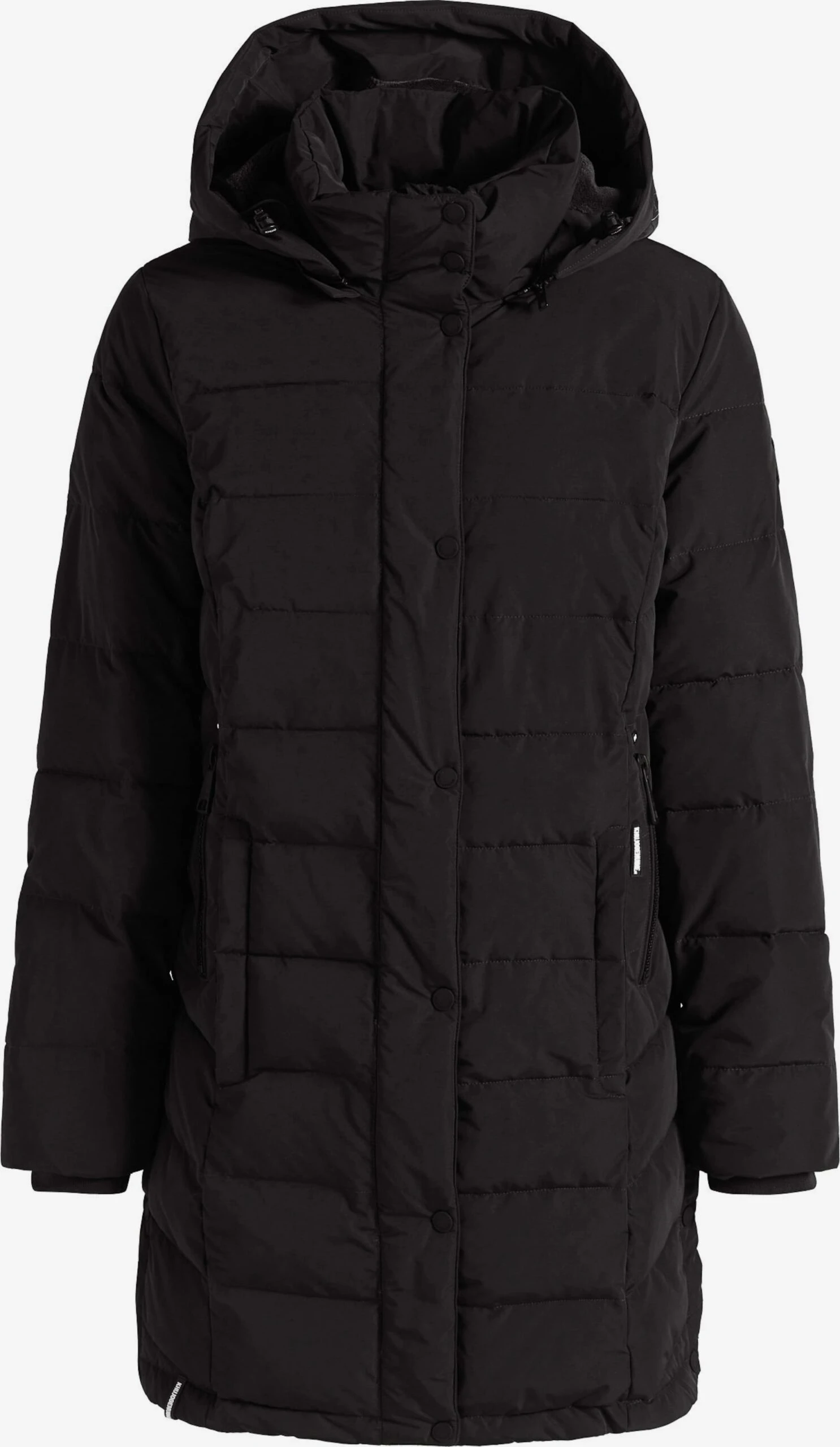 Khujo Manteaux Dhiver Manteau D’hiver Delinas Femme Noir 1 Khujo Manteaux Dhiver Manteau D’hiver Delinas Femme Noir