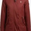 Khujo Parkas Parka Mi-saison Femme Rouge Rouille