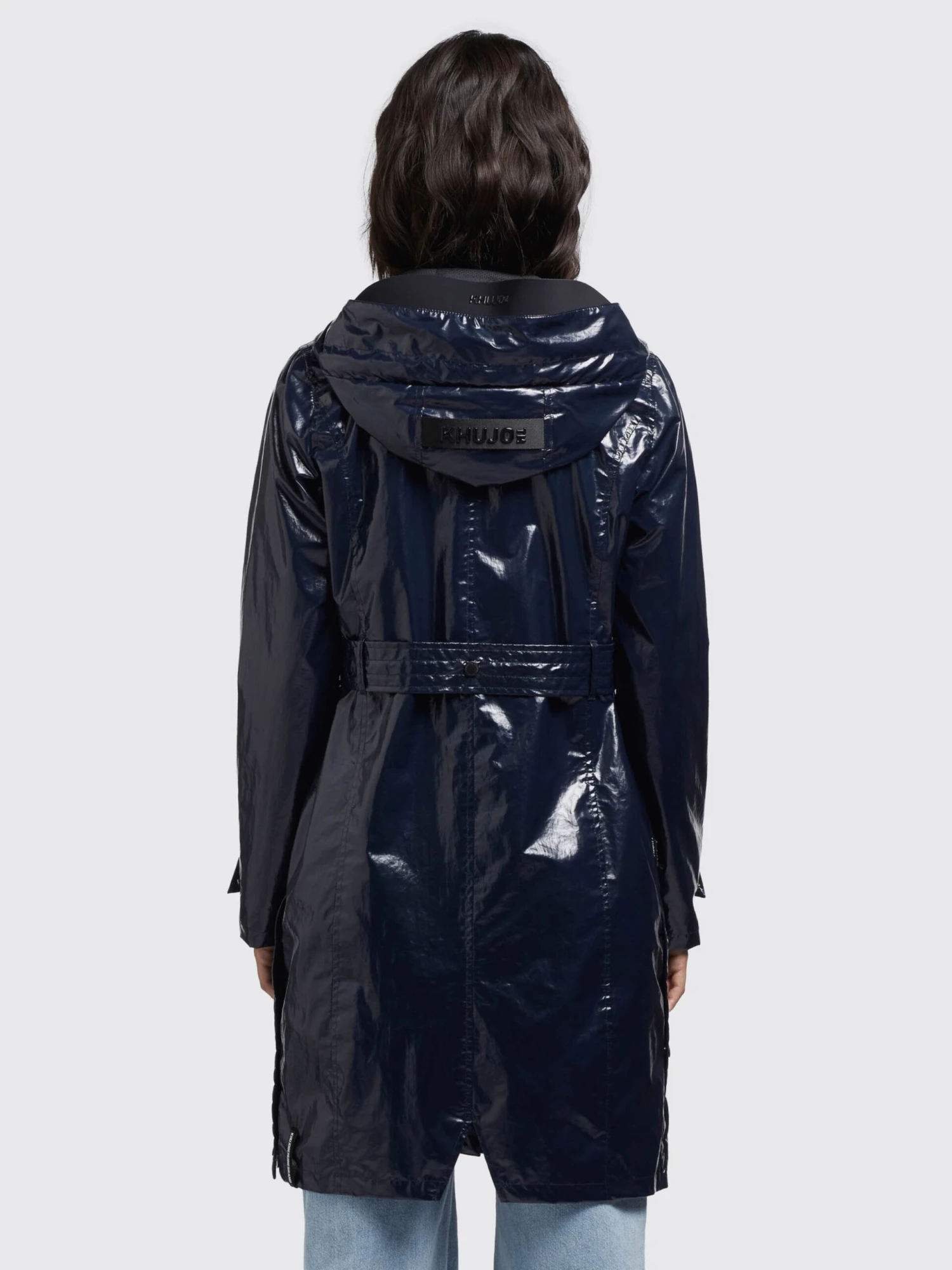 Khujo Manteaux De Pluie Manteau Mi-saison Alecia Femme Bleu Nuit 4 Khujo Manteaux De Pluie Manteau Mi-saison Alecia Femme Bleu Nuit - Image 4