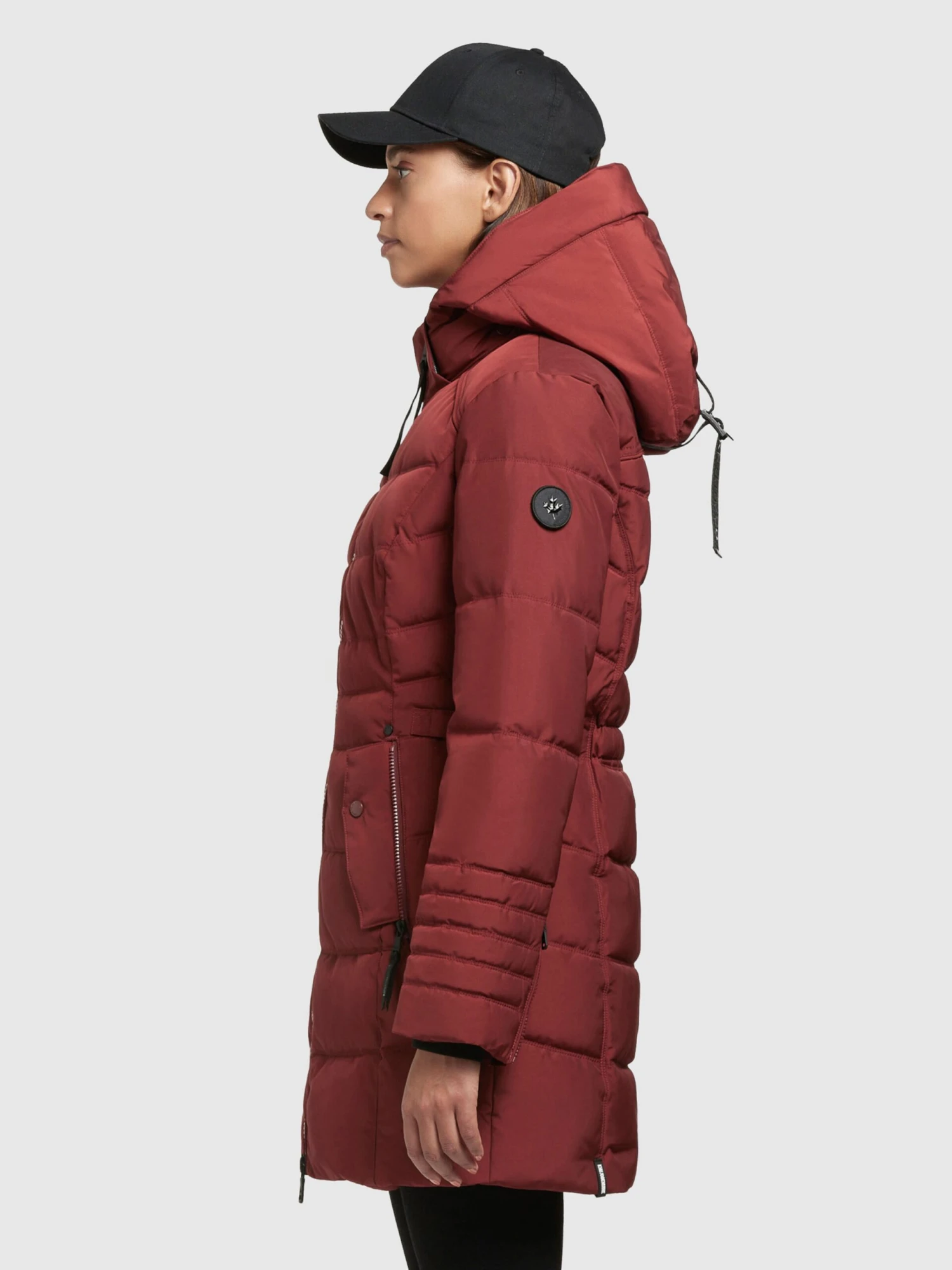 Khujo Manteaux Courts Manteau Mi-saison Amaray 3 Femme Rouge Rubis 5 Khujo Manteaux Courts Manteau Mi-saison Amaray 3 Femme Rouge Rubis - Image 5