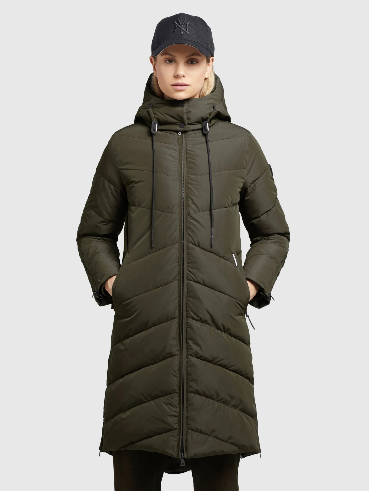Khujo Manteaux Dhiver Manteau D’hiver Huba Femme Vert Foncé 2 Khujo Manteaux Dhiver Manteau D’hiver Huba Femme Vert Foncé - Image 2