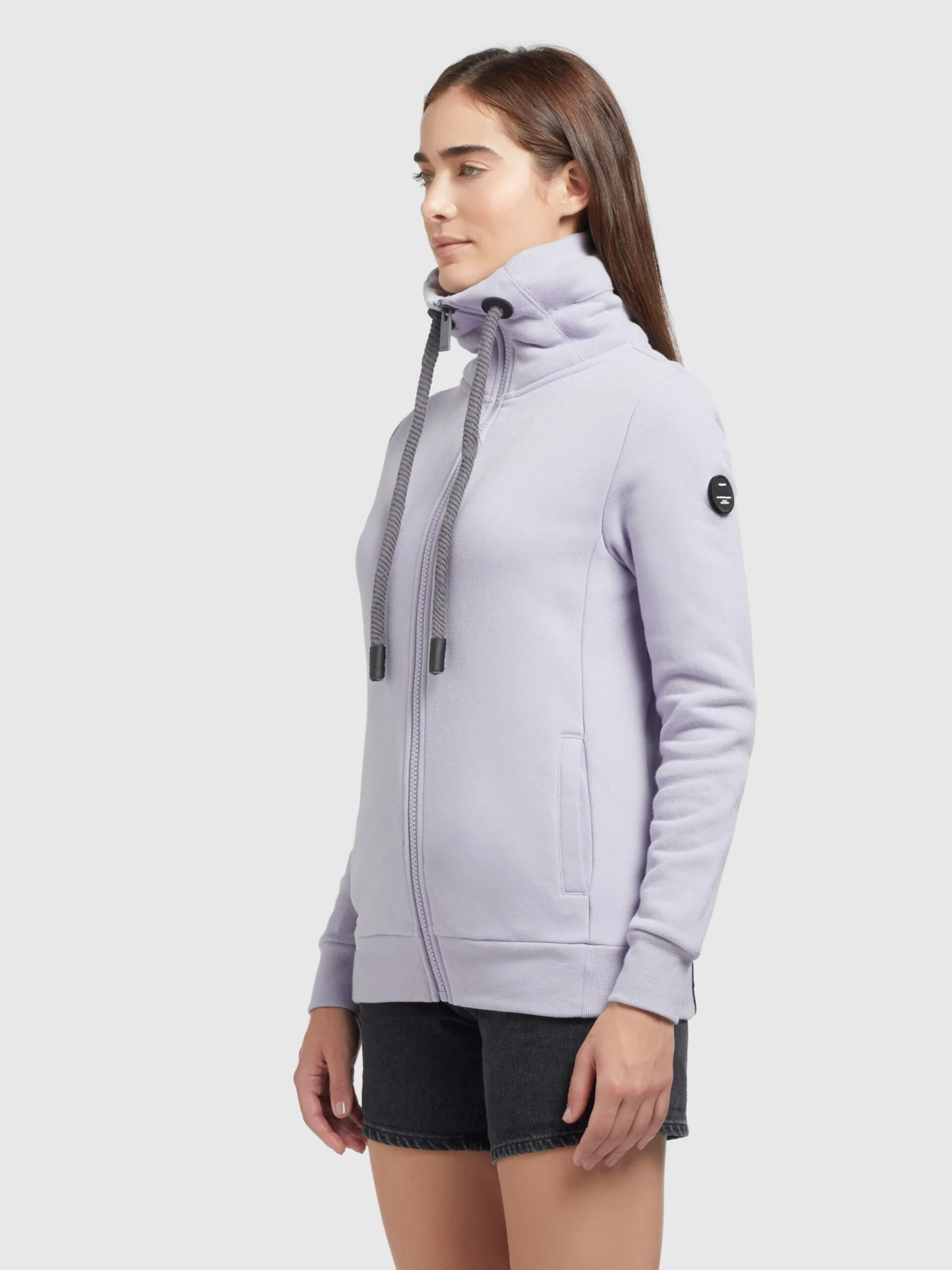 Khujo Sweats Zippés Veste De Survêtement Totsta Femme Lavande 5 Khujo Sweats Zippés Veste De Survêtement Totsta Femme Lavande - Image 5