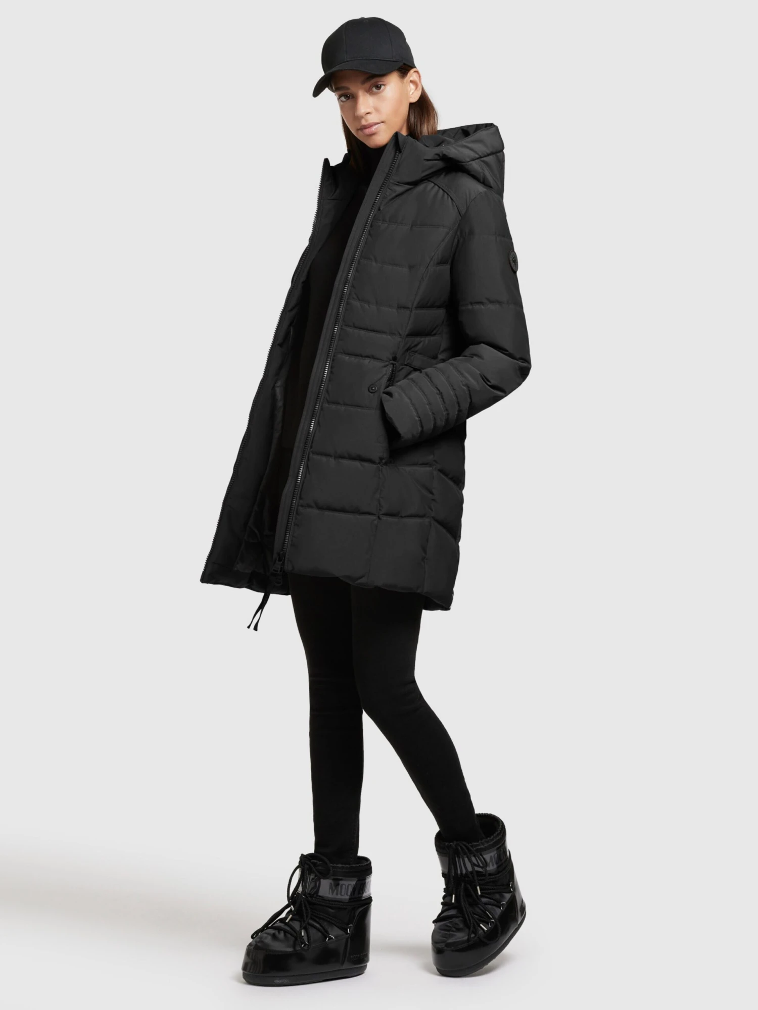Khujo Manteaux Courts Manteau Mi-saison Amaray Femme Noir 3 Khujo Manteaux Courts Manteau Mi-saison Amaray Femme Noir - Image 3
