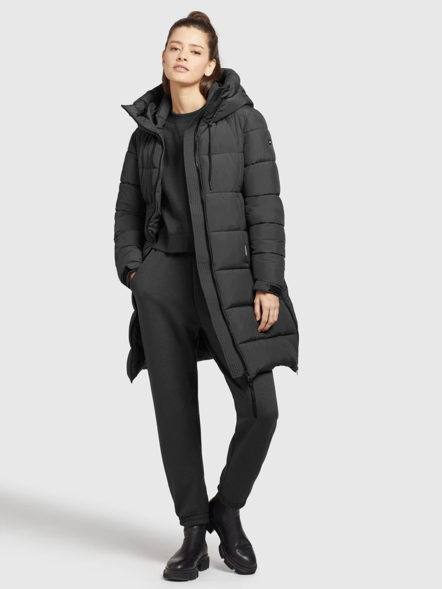 Khujo Manteaux Dhiver Manteau D’hiver Youma Femme Noir 3 Khujo Manteaux Dhiver Manteau D’hiver Youma Femme Noir - Image 3